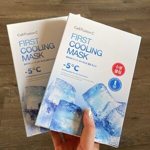 Cell Fusion C First Cooling Mask set of 2 boxes total 10 sheets Korean skincare